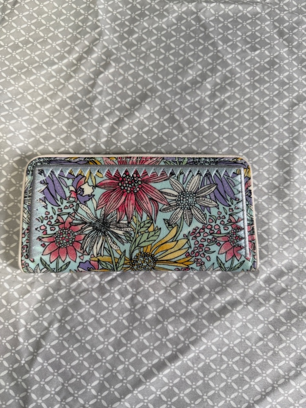 Sakroots Floral Clutch Boho Wallet - Picture 3 of 4